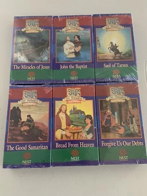 Lot of 6 Nest VHS Animated Stories from the New Testament. 1989-1996. Foto 1 de 4
