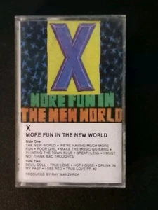 X - Cassette Tape More Fun in the New World 1983 Punk Rock VG++ RARE!!! - Picture 1 of 2