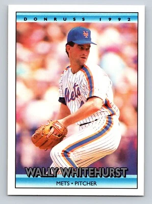 1992 Donruss 134 Wally Whitehurst New York Mets - Image 1 of 2