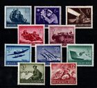Germany WW2, Third Reich, different scenes stamps collection , MLH
