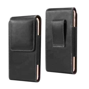 for Vodafone VFD820 Smart X9 (2018) Vertical Leather Holster with Belt Loop - Picture 1 of 6