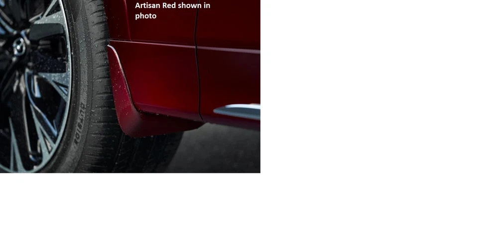 Mazda CX-90, Mazda CX-70 Splash Guards, Front (Rhodium White, 51K) KEMEV3450SZ - Image 1 of 1