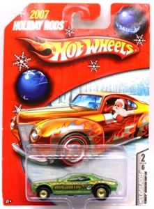 Hot Wheels 2007 Holiday Hot Rods #2 Barracuda F/C green GRR's - Picture 1 of 4