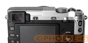 Thumb Up Grip Silver for Fujifilm X-E1 X-M1 X-A1 X-E2 X-Pro1 - Picture 1 of 1