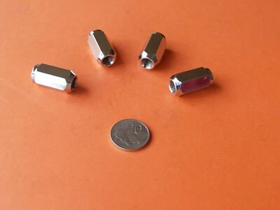 NUEVO CROMO MAG TUERCAS RUEDA PAQUETE DE 4 TRAJE MOST MORRIS 1000 MOKE MINI TRIUMPH etc. Foto 1 de 4