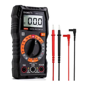 KAIWEETS Digital Multimeter KM100, Spannungsmesser für AC/DC Spannung, DC - Bild 1 von 9