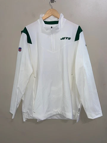 Nike New York Jets Team Issue On Field Sideline 1/4 Zip Jacket Mens 2XL CW9167 Cover