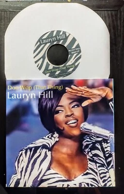 LAURYN HILL DOO WOP (THAT THING) 7" UK JUKEBOX VINYL 45 - FREE CUSTOM SLEEVE - Image 1 of 4