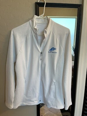 Camisa Antigua Northern Bay Golf Resort & Marina Manga Larga Mujer Mediana Blanca Foto 1 de 4