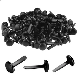 100PCS Brads Paper Fasteners Brass Brads Round Fasteners Mini Metal Brads for... - Picture 1 of 7