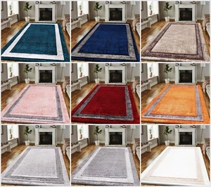 Anti Slip Living Room Shaggy Rugs Large Area Bedroom Soft Rug Carpet Floor Mat - Picture 1 of 12
