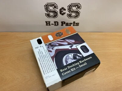 Kit de cubierta de hardware de acoplamiento trasero pequeño genuino para Harley-Davidson cromo 48035-09 Foto 1 de 4