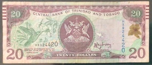 2006 TRINIDAD AND TOBAGO PAPER MONEY - 20 DOLLARS BANKNOTE! - Picture 1 of 2