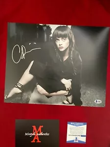CHRISTINA RICCI SIGNIERT 11x14 FOTO! DIE ADDAMS FAMILIE! CASPER! SCHLÜMPFE! BECKETT! - Bild 1 von 5