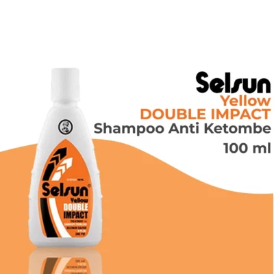 SELSUN - 100ML gelbes Double Impact Shampoo bei Schuppenproblemen - Bild 1 von 2