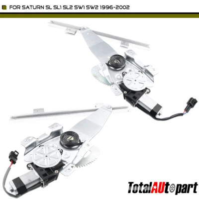 Reguladores de ventana eléctrica con motor trasero izquierdo y derecho para Saturn SL SL1 SL2 SW1 SW2 Foto 1 de 4