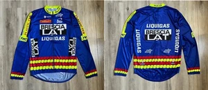 Nalini Brescia Lat Liquigas Cycling Shirt Long Sleeve Vintage Cycle Camiseta XL - Picture 1 of 7