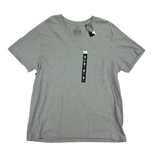 Alfani Mens V-Neck Short Sleeve Regular Fit Undershirt T-Shirt Gray XL - Picture 1 of 4