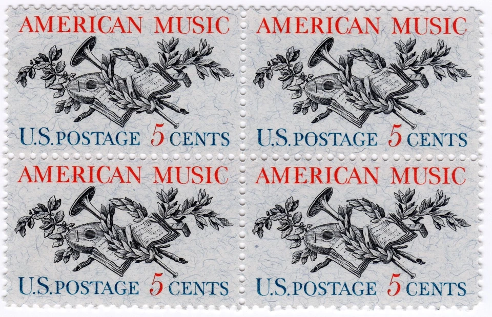 Scott #1252 American Music Block of 4 Stamps - MNH - Image 1 of 1