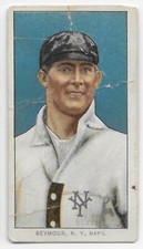 1909-11 T206 CY SEYMOUR New York Giants PIEDMONT Portrait