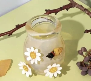 Mundgeblasenes Glas Vorratsglas, Gewürzglas, Schreibtisch Aufbewahrung, Sammelgläser Korkendeckel - Bild 1 von 2