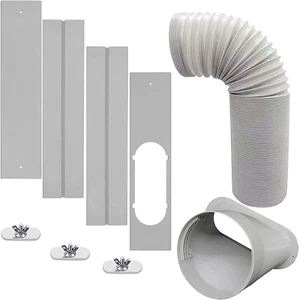 5" Hose + 5Piece Window Seal Kit for Portable Air Conditioner AC Window Vent Kit - Picture 1 of 11