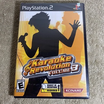 Playstation 2 (PS2) Karaoke Revolution Volume 3 - NEW/ SEALED - Image 1 of 4