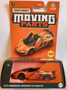 Matchbox Moving Parts 2019 Lamborghini Aventador SVJ Roadster naranja 2024 - Imagen 1 de 1