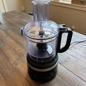 KitchenAid Food Processor E105402 Matte Black Works Great See Video - Picture 1 of 10