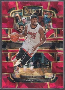 2023-24 Panini Select Prizms Concourse Red Cracked Ice #40 Jimmy Butler - Picture 1 of 3