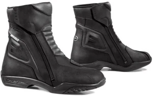 STIVALI BOOTS MOTO IMPERMEABILI FORMA LATINO TOURING LEATHER PELLE TG 44 - Foto 1 di 1