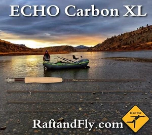 Echo Carbon 4wt 8'4" Fly Rod - Lifetime Warranty - Free Shipping - Picture 1 of 8