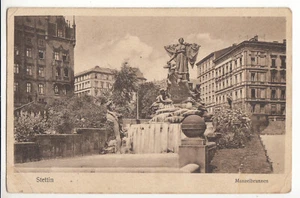 AK Stettin Manzelbrunnen Szczecin Pommern #L160 - Bild 1 von 2