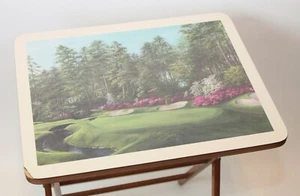Scheibe Vintage Mid-Century Modern Masters Augusta #13 Azalea Folding Tray Table - Picture 1 of 8