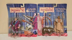 Vintage Disney Pocahontas Figuren 2 Stück - Chief Powhatan + John Radcliff - siehe Bild - Bild 1 von 17