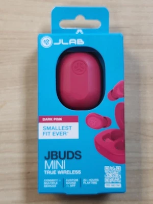 JLab - JBuds Mini True Wireless Earbuds (Pink) BRAND NEW, FREE SHIPPING! - Image 1 of 3
