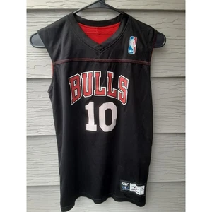 BULLS NBA Reversible Jersey #10 Size Youth Medium - Picture 1 of 10
