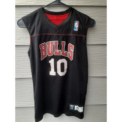 Camiseta BULLS NBA reversível #10 tamanho juvenil média - Imagem 1 de 4