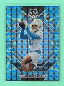 2023 Panini Mosaic Derius Davis #311 Reactive Blue Mosaic Prizm RC - Picture 1 of 2