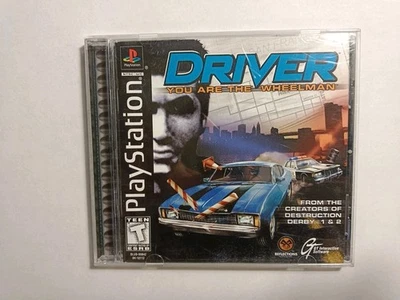 Driver You Are The Wheelman PS1 (Sony PlayStation 1) Black Label CIB - Image 1 of 3