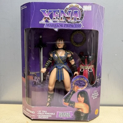 Винтажная экшн-фигурка Xena Warrior Princess Deluxe Edition 10 дюймов 1996 Toy Biz x6 - Изображение 1 из 3