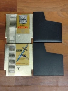 The Legend of Zelda 1 & 2 Adventure of Link Gold NES Nintendo autentico SH gratuito - Foto 1 di 12
