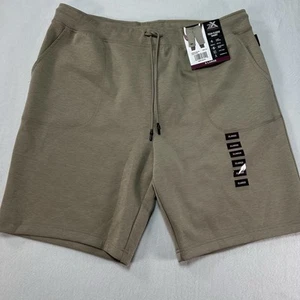 ZeroXposur Shorts Herren XL beige Tech Fleece Kordelzug Activewear Stretch Strand - Bild 1 von 11