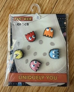 Crocs Pac-Man Pack of 5 Jibbitz Brand New in Package - Picture 1 of 1