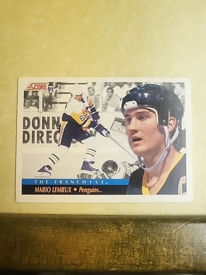 1991-92 Score American - Mario Lemieux #335 - Image 1 of 2