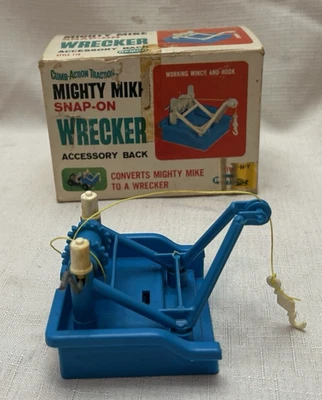 ACCESORIO DE GRÚA MIKE MIGHTY REMCO DE COLECCIÓN EN CAJA con INSTRUCCIONES, 1966 Foto 1 de 4