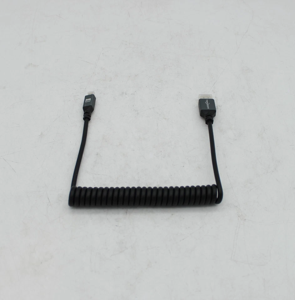 Twozoh Kabel Micro HDMI zu HDMI, flexibles spiralförmiges HDMI zu Micro HDMI Kab - Bild 1 von 1