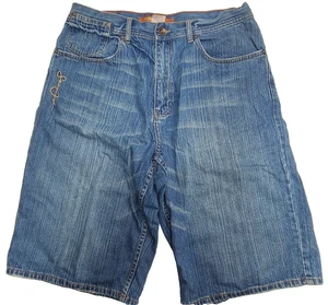 Pantalones Cortos de Jean Vintage Sean John Calce Suelto Para Hombre Talla 34 Denim Bordado - Imagen 1 de 8