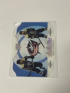 2020-21 Upper Deck Clear Cut Foundations Bjorkstrand/Atkinson **034011 - Foto 1 di 2