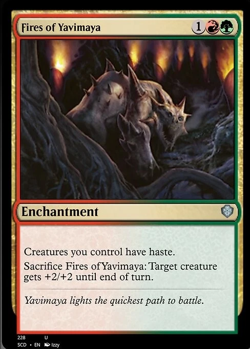 MTG Fires of Yavimaya English SCD - Image 1 of 1